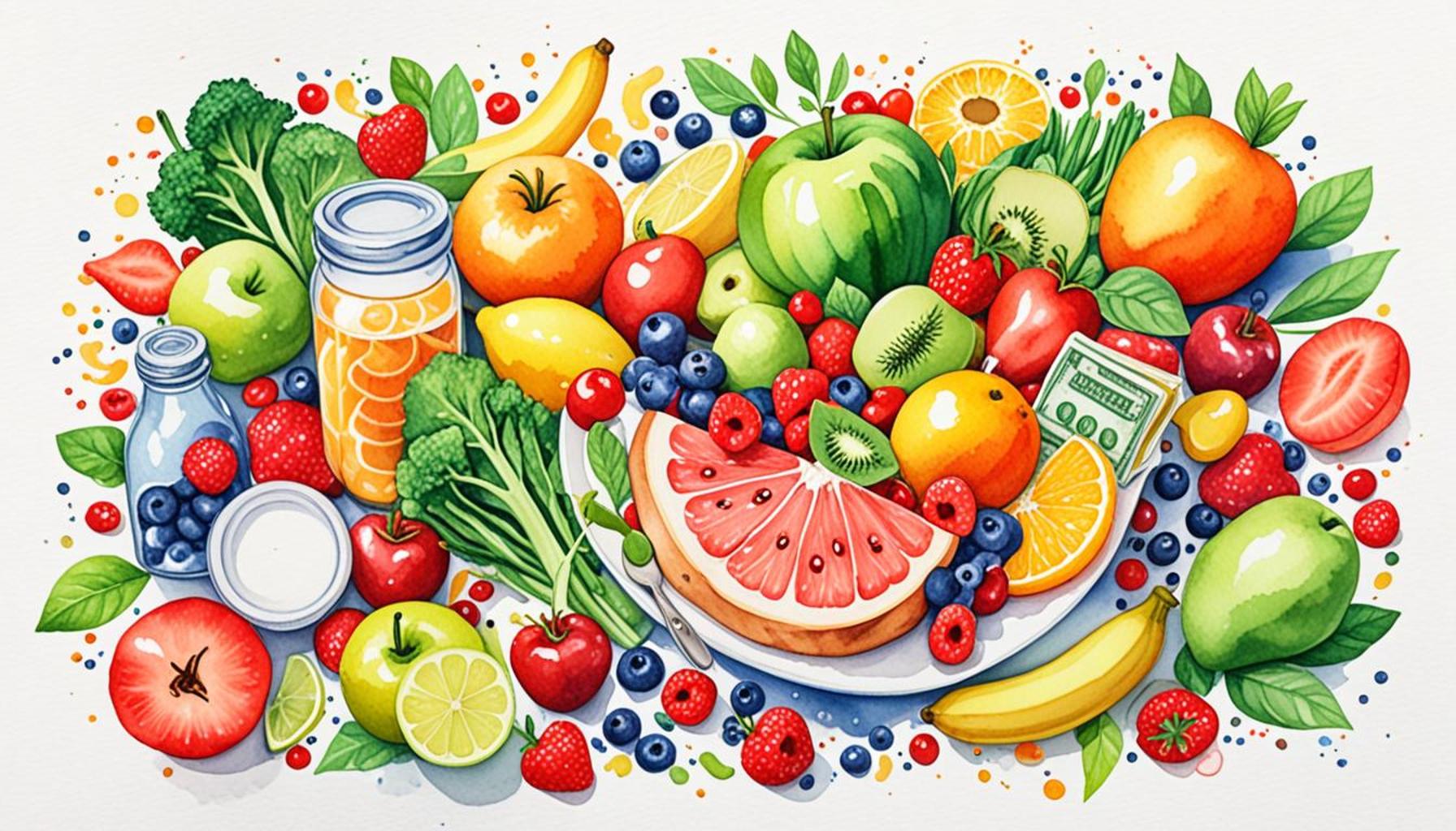 Como a alimentação saudável pode impactar positivamente as finanças domésticas