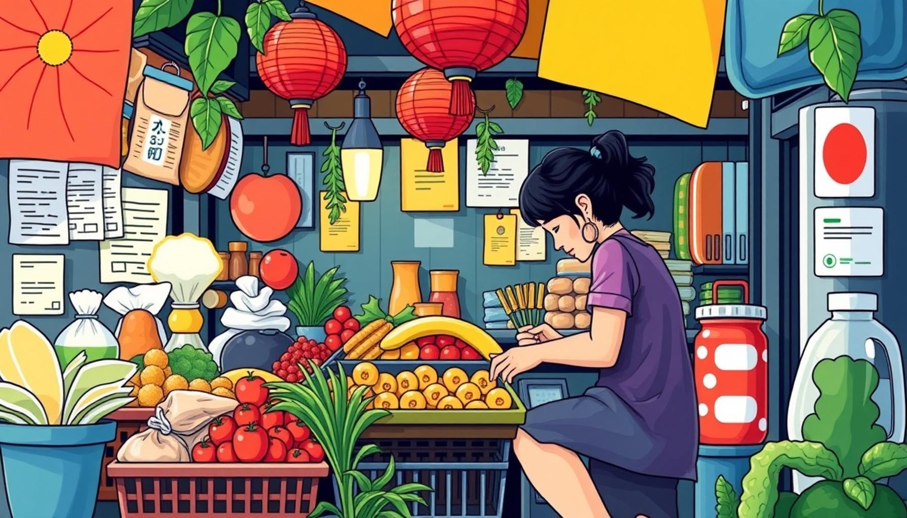 日本の食品業界における安全なサプライチェーンの供給実践